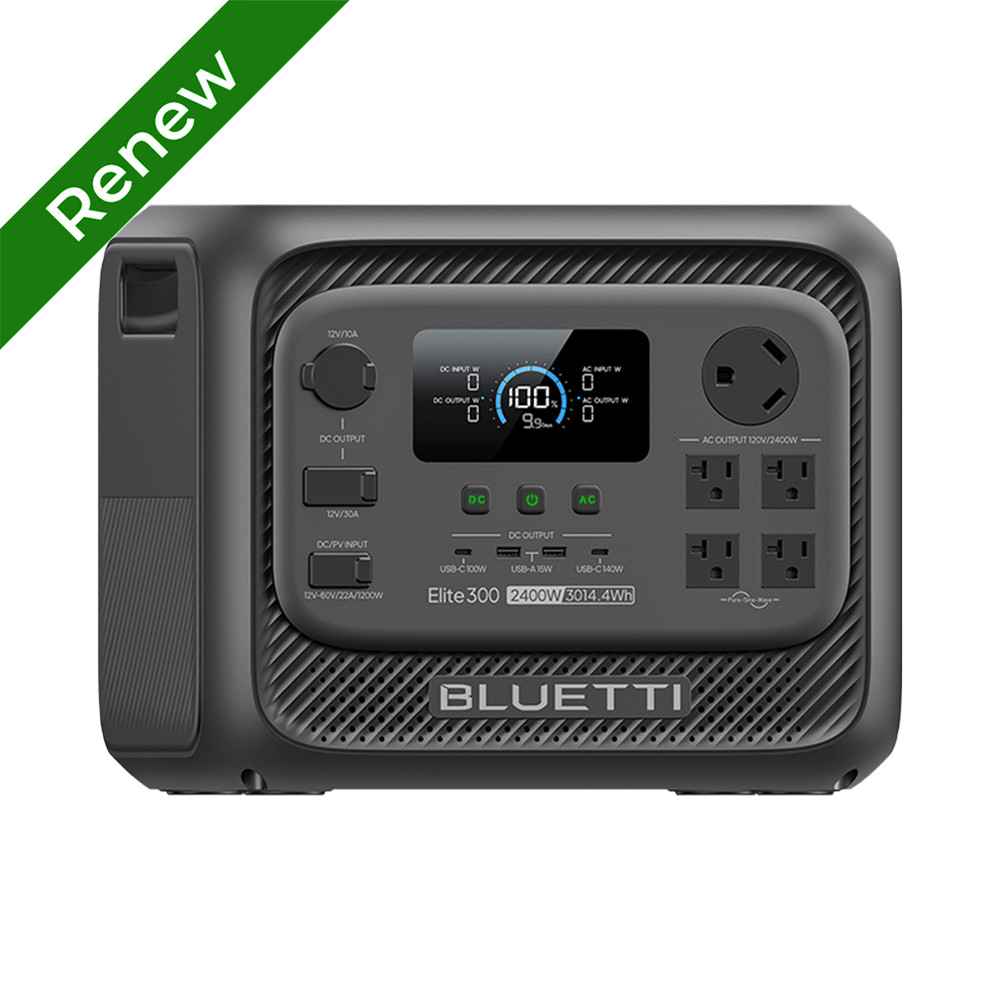 BLUETTI Elite 300 3014Wh Portable Power Station Generator for Travelling Backup