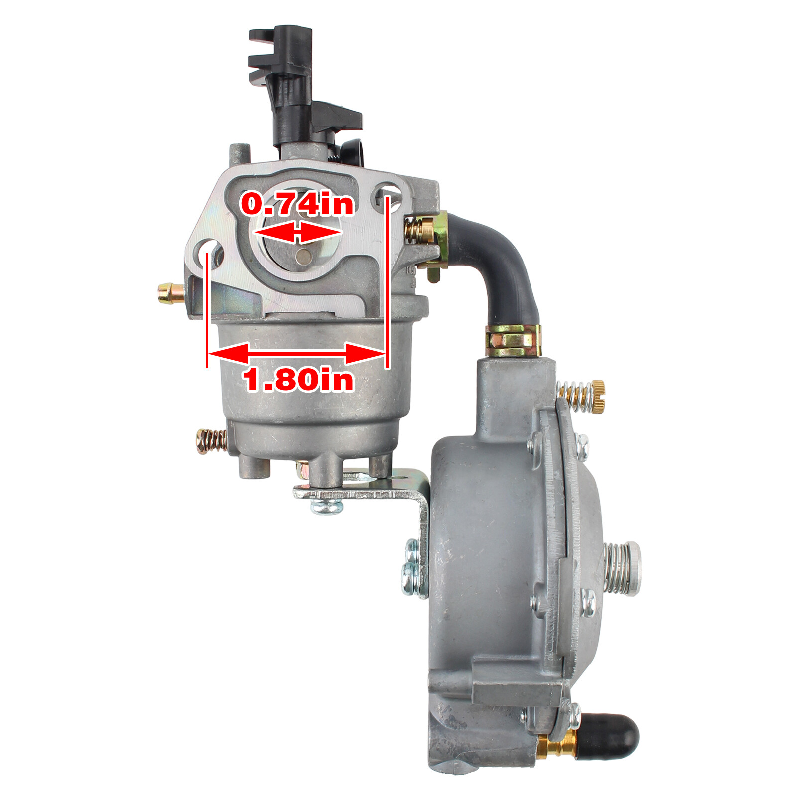 2.8KPA-3.8KPA LPG Dual Fuel Carburetor For Generator GX160 3500w 6.5-7.5 HP