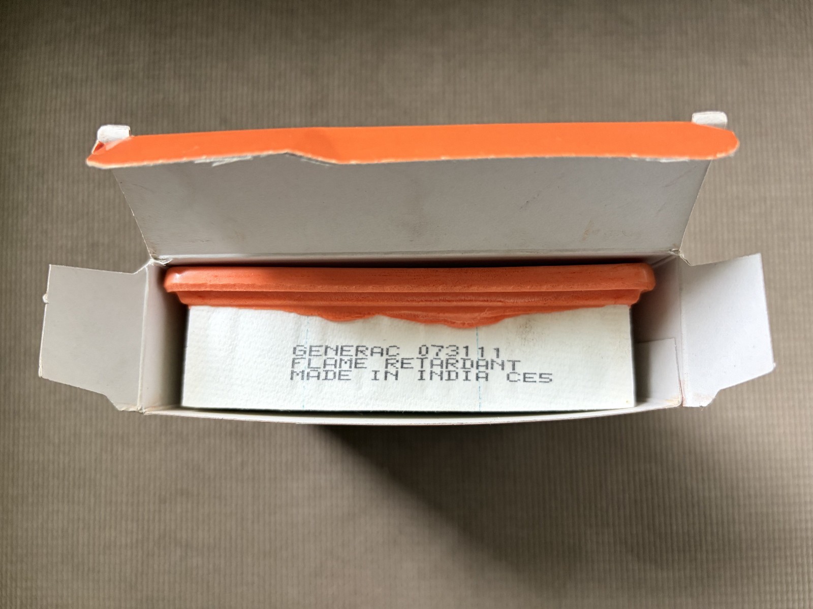 Genuine Generac Air Filter OEM 073111S