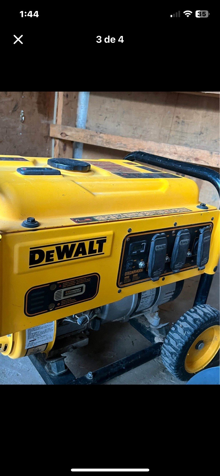 Generador 4000watts