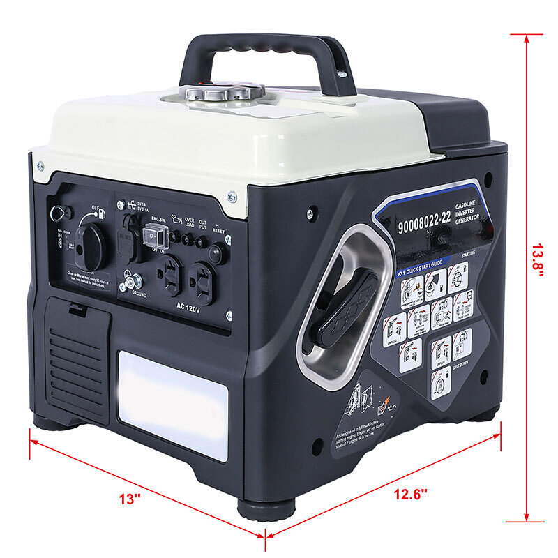 Portable 1200W Quiet Generator Inverter Portable For Home Camping EV-Charging