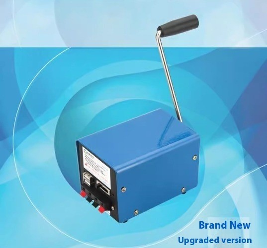 Portable Hand-Crank Generator for Outdoor Use Compact Household High-Power Model