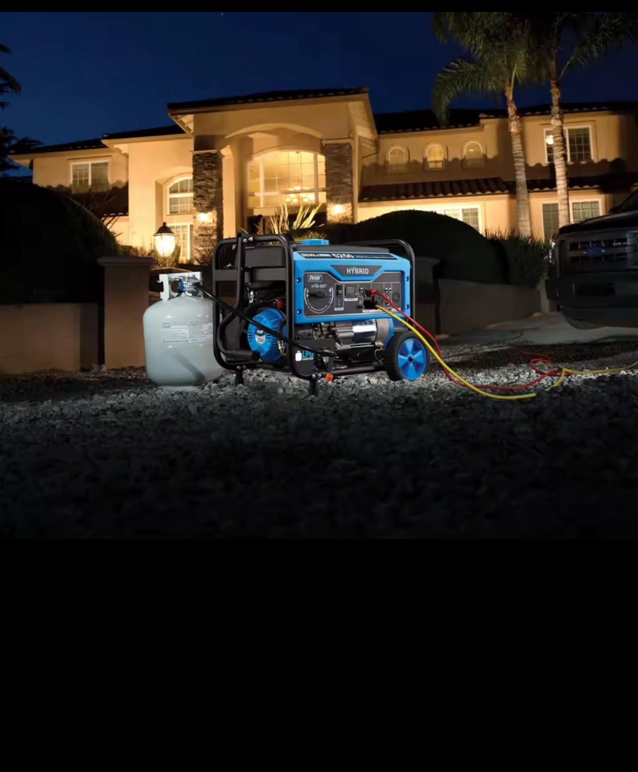 Pulsar PG5250B 5250W Hybrid Dual-Fuel Generator