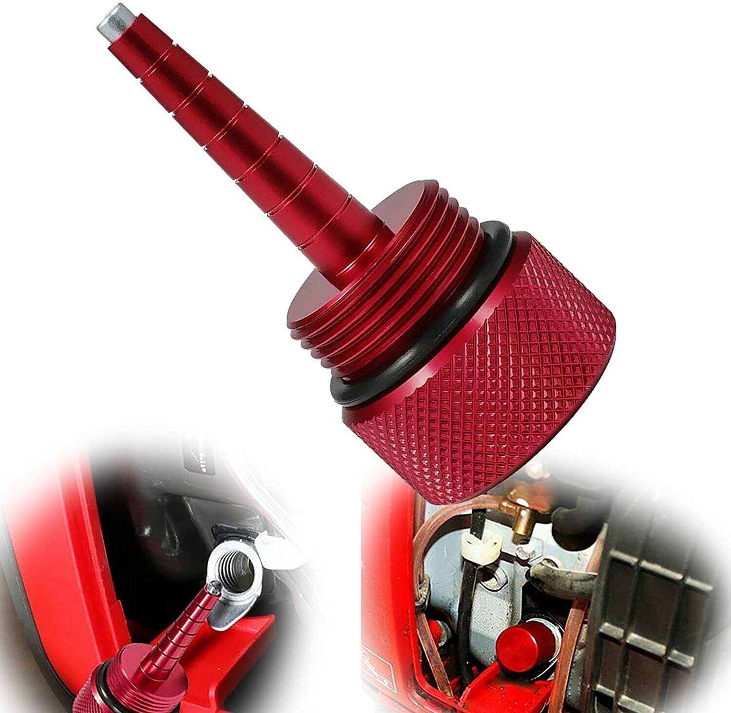 Magnetic Oil Dipstick Generator Oil Dip Stick Red for Honda EU2200i Generator