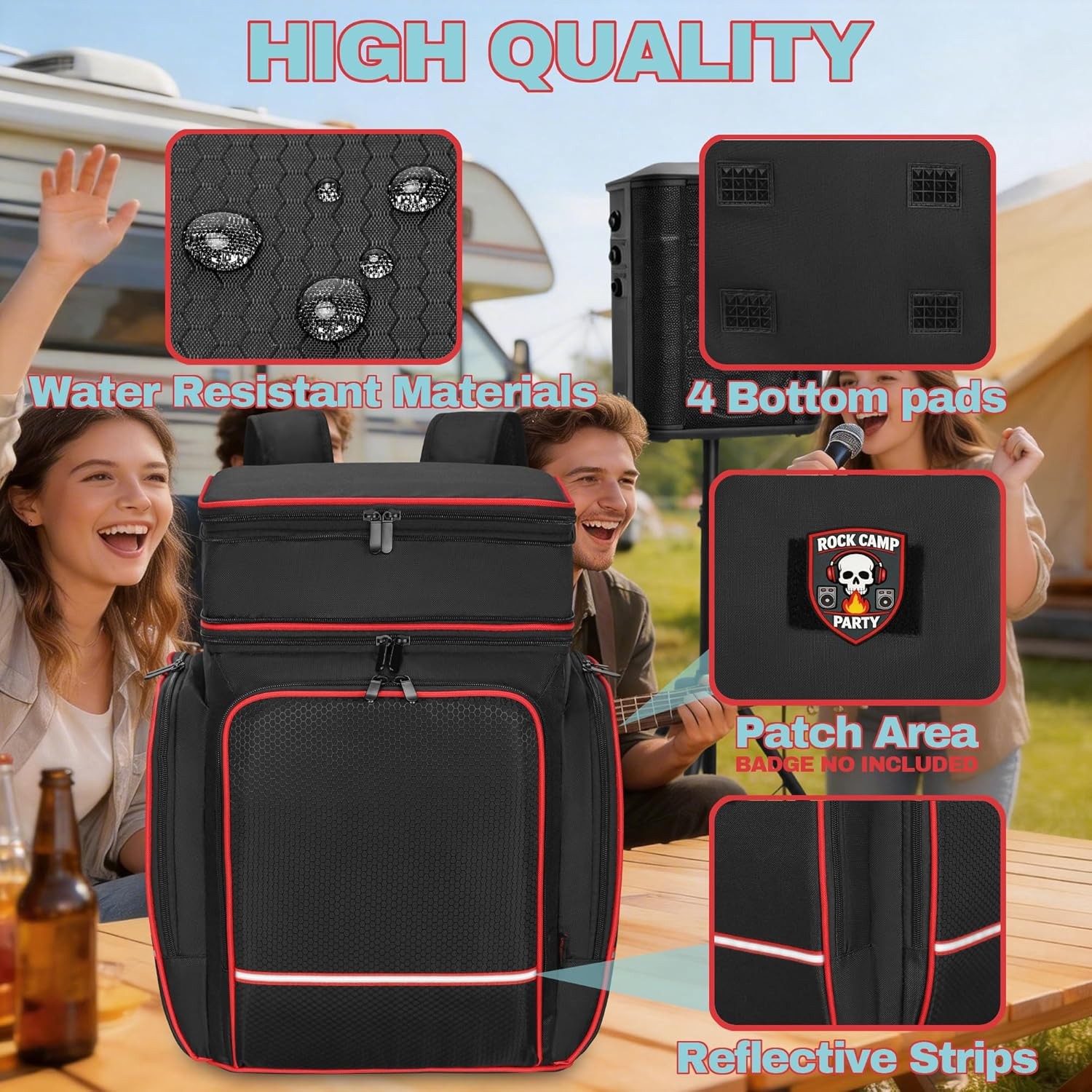 Backpack Compatible with Bose S1 Pro Plus, Travel Bluetooth Speaker Carrying Cas