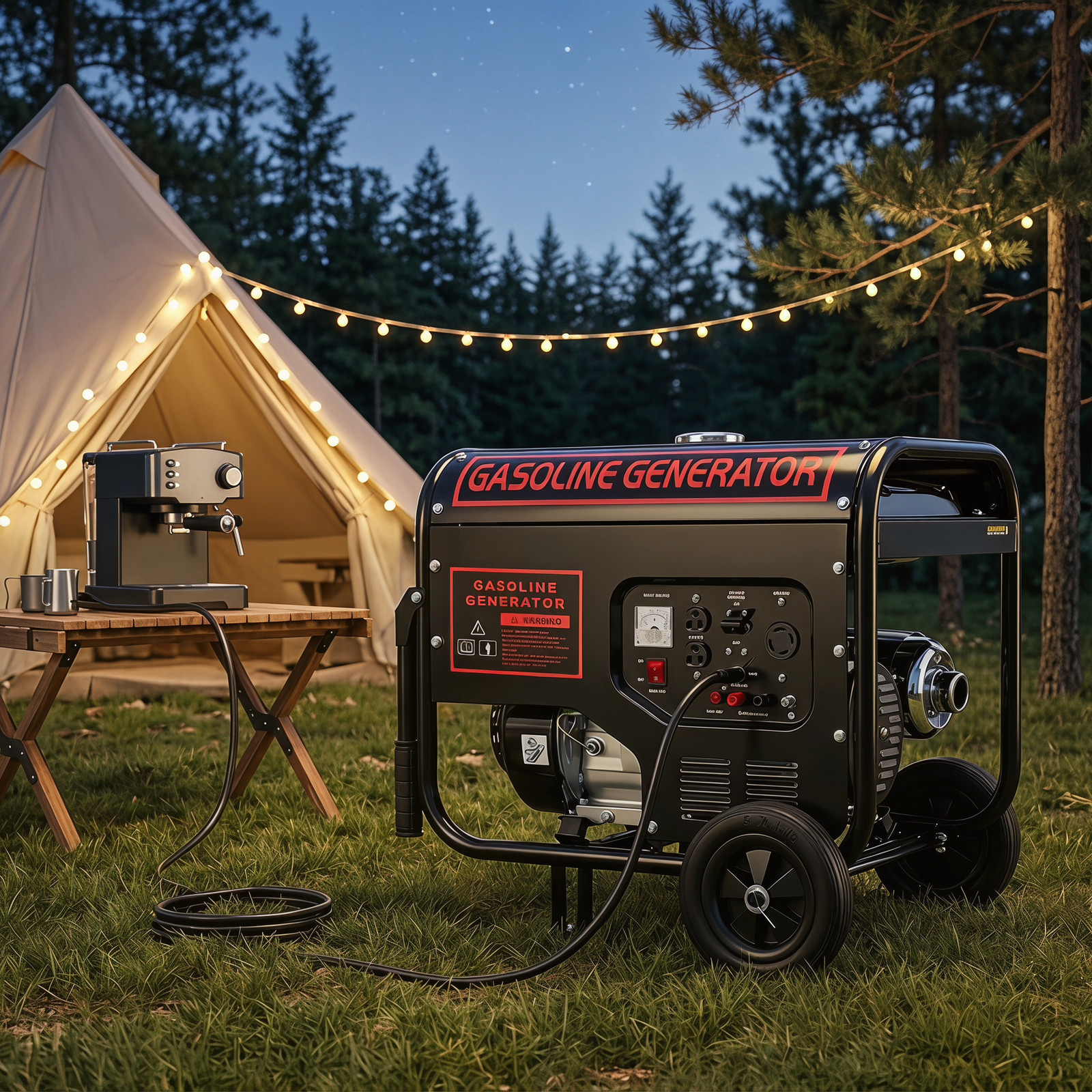 3800W Gas Inverter Generator Manual Start 110V&220V Generators Portable Quiet
