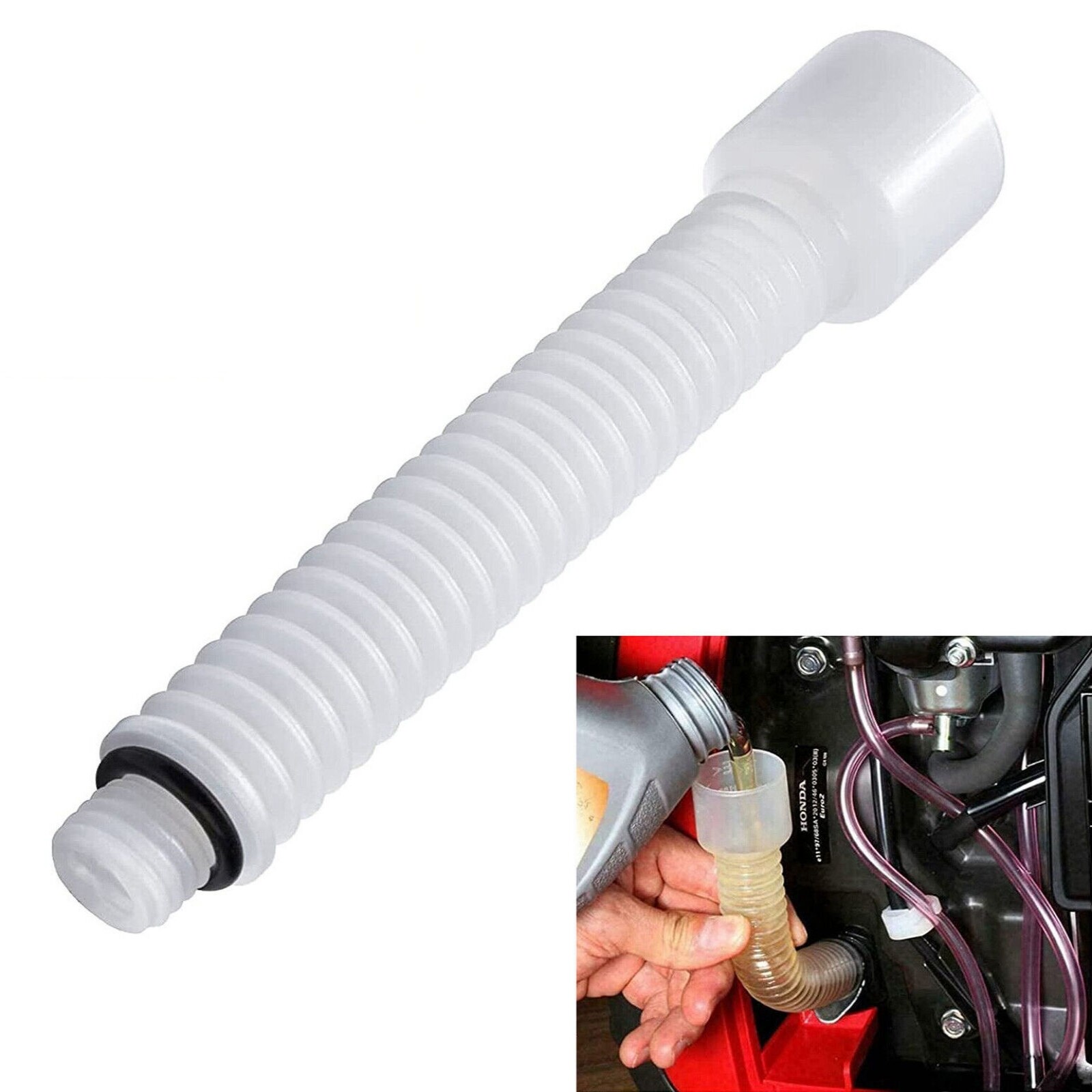 Oil Funnel Flexible Mess Free Oil Change Pipefor Honda Generator EU2000i/1000i💎