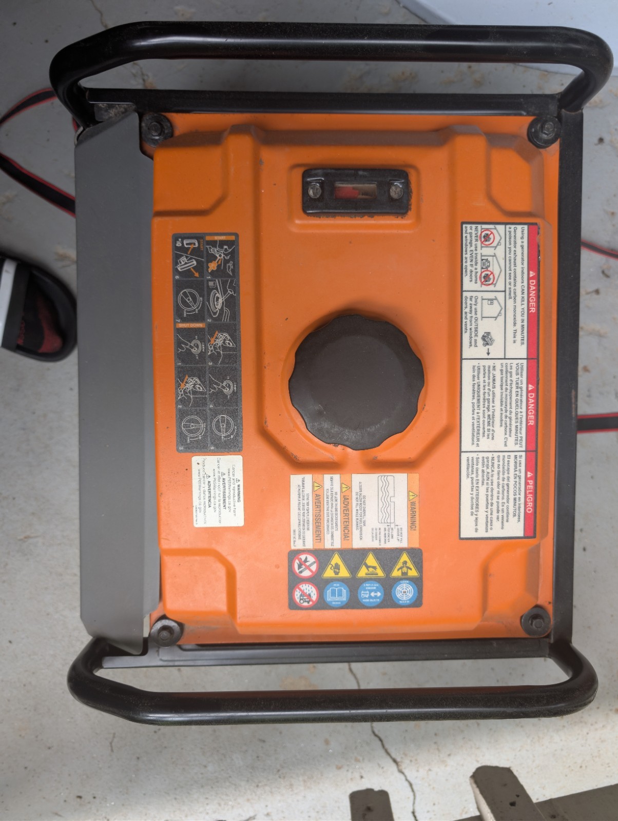 Generac GP3500iO Inverter Portable Generator 3000/3500W 120V Gas 58dB