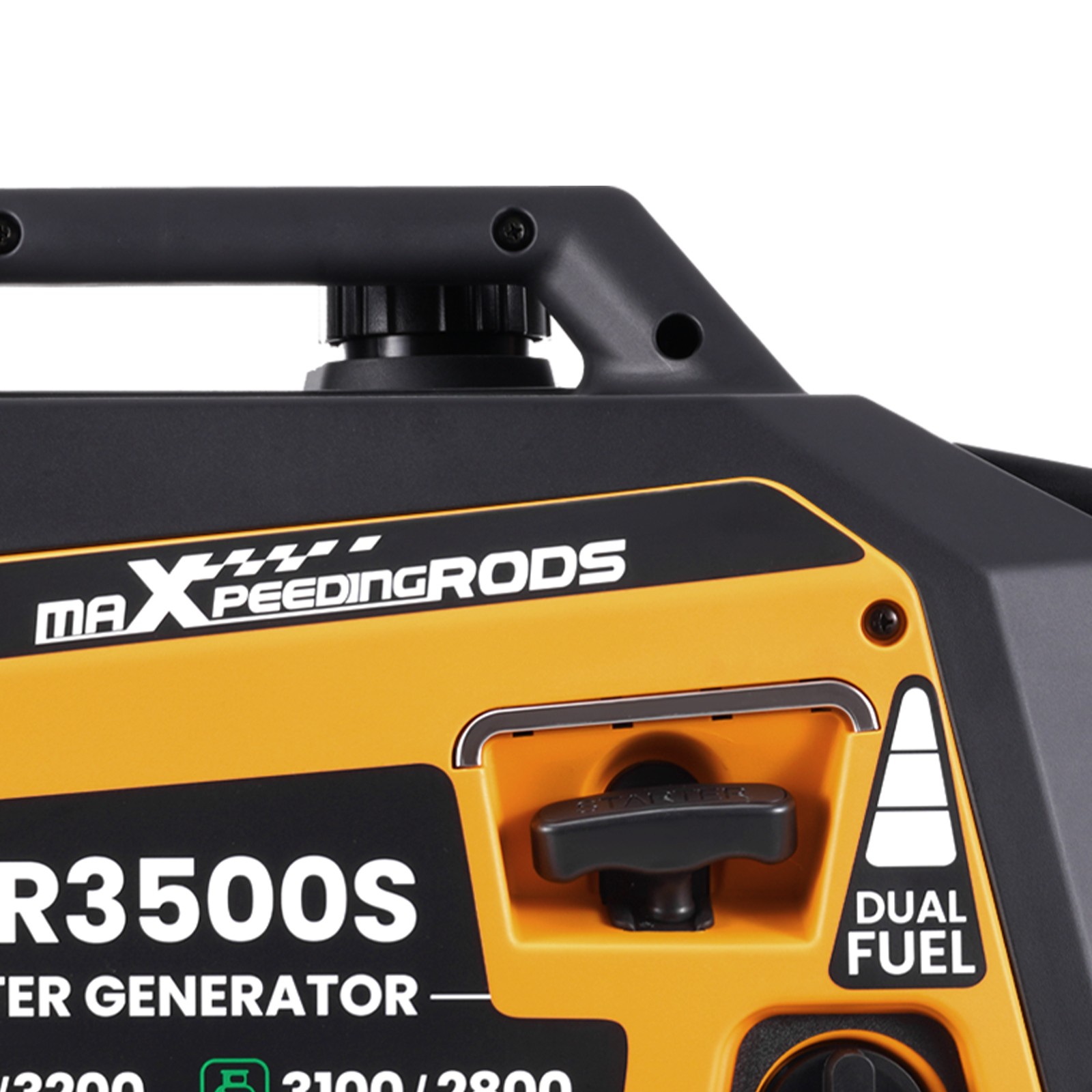 3500 Watt Portable Generator Inverter Gas/LPG Electric/Remote Start For Outdoor