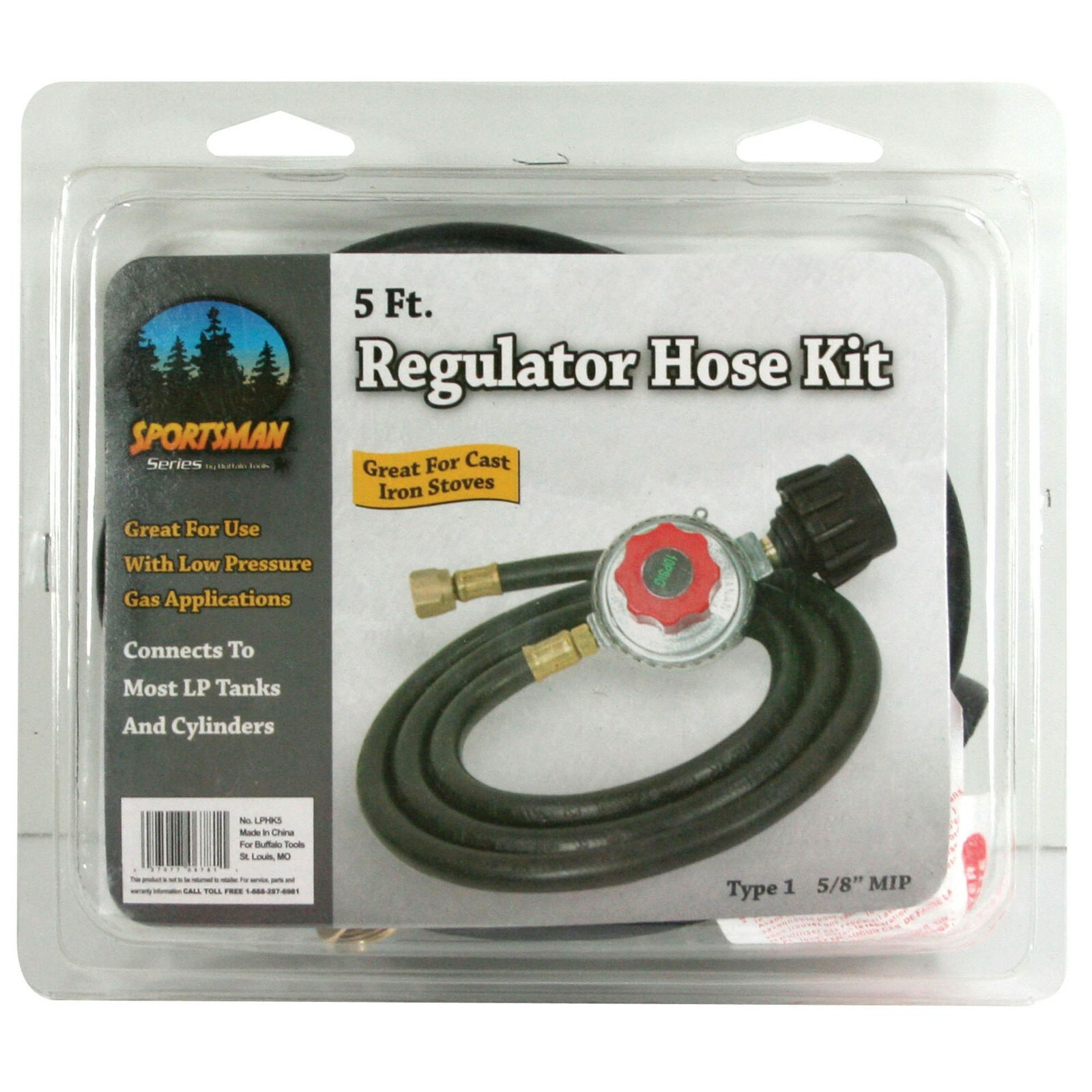 Sportsman Series 5 Foot Regulator Hose Kit