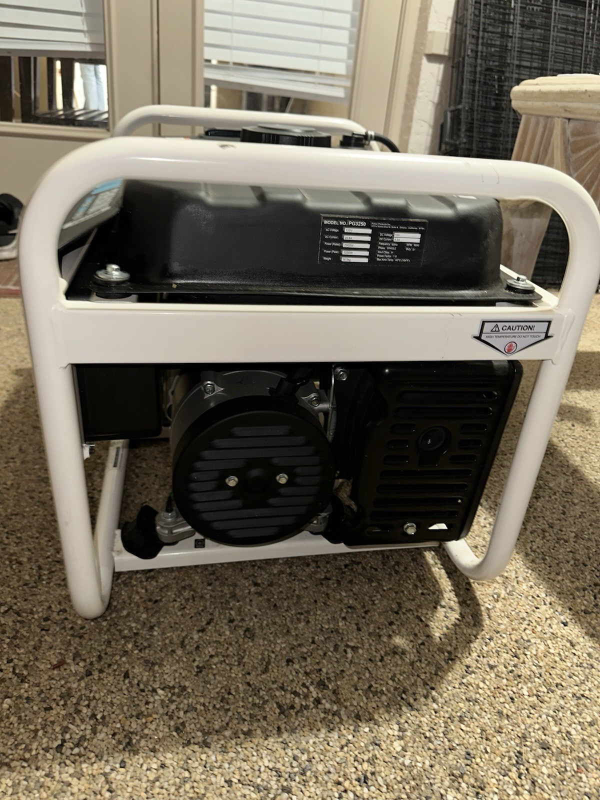 Pulsar PG3250 Portable Gasoline Generator 3250W 120V Home Backup AC/DC