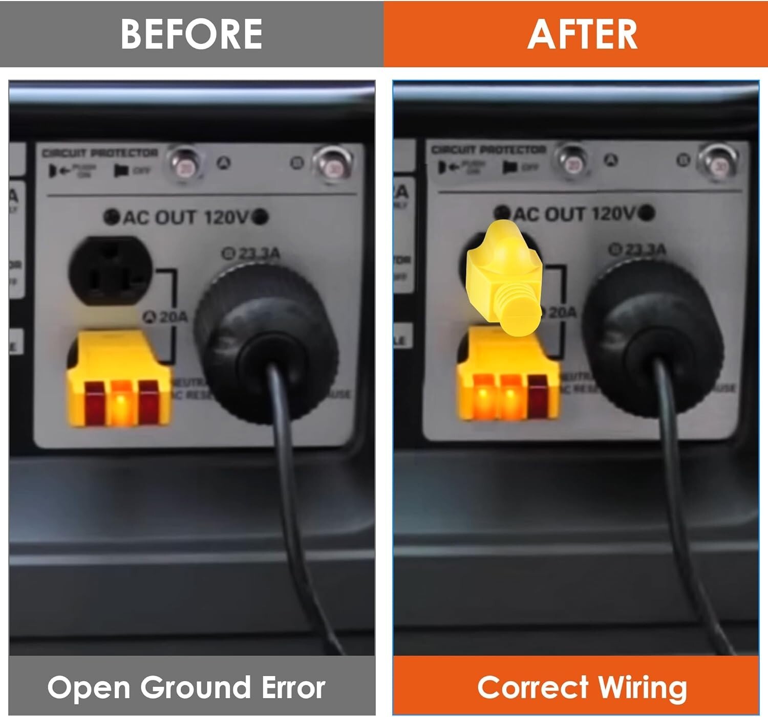 Neutral Ground Bonding Plug – Essential Surge Protector for RV Generators