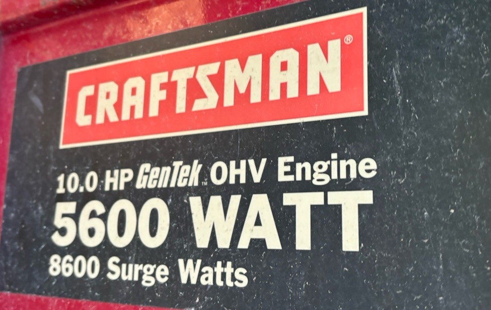 HEAT SHIELD 792995 Craftsman 5,600 Watt Portable Generator mod 580.325600
