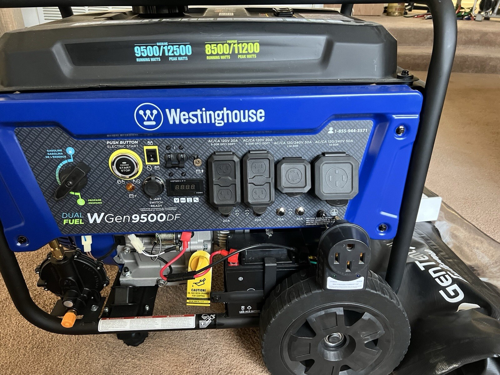 Westinghouse Duel Fuel Generator