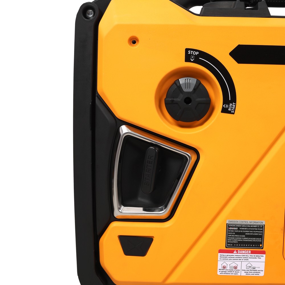 5.5KW Super Quiet Inverter Generator – Dual Fuel, Remote Start, Wheels, EPA