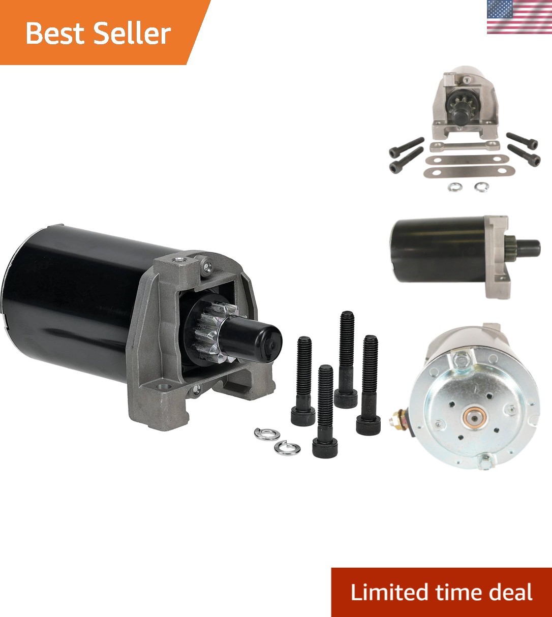 Generac 12V CCW Starter for GN191 GN220 GN320 GN360 GN410 10 Teeth