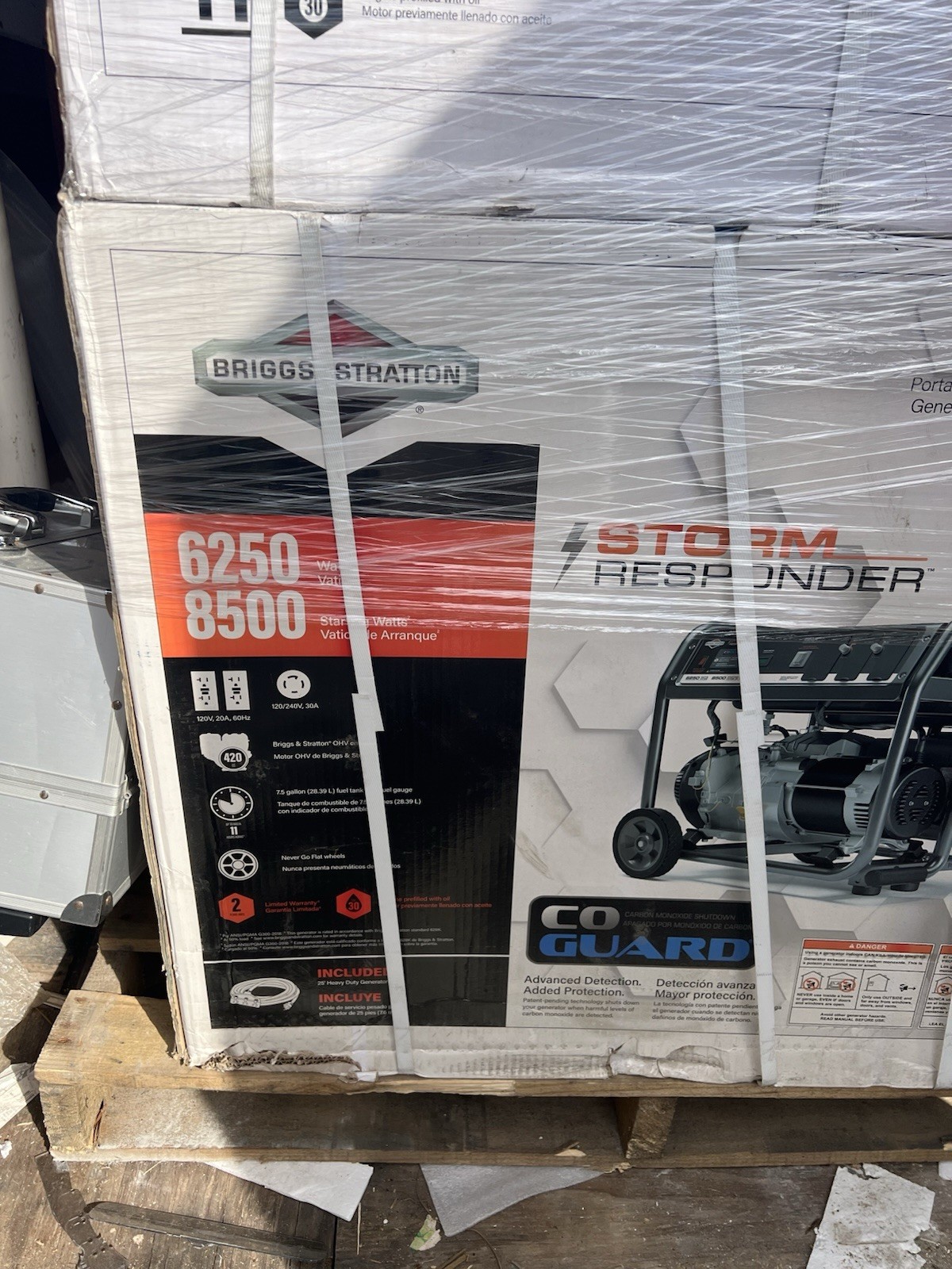 Briggs & Stratton Storm Responder 8500 / 6250 #030798 Portable Generator