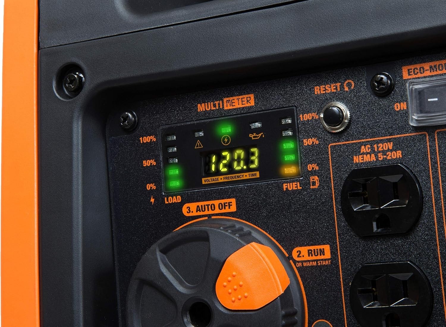 WEN 3,800-W Portable RV Ready Gas Powered Inverter Generator with Electric Start