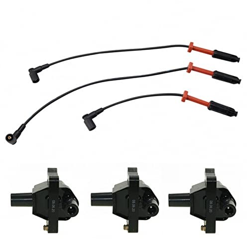 Ignition Coil Kit 4 Piece Compatible with 1993 Mercedes-Benz 300E ICA60068