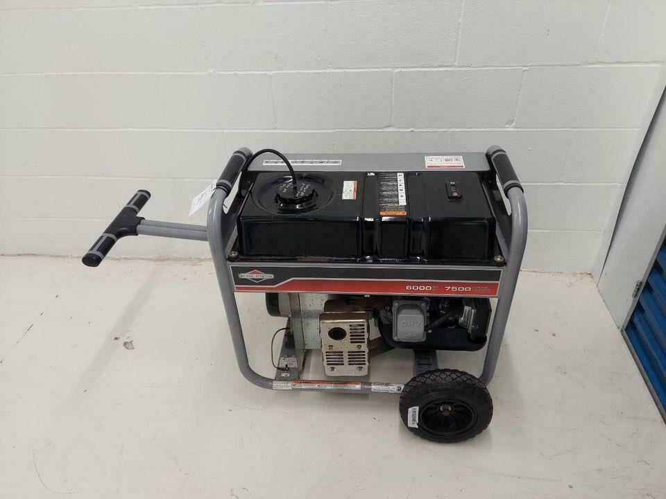 PUCKUP FROM 07728 Model 30469 Briggs and Stratton 6000-W Gas Generator w/1650