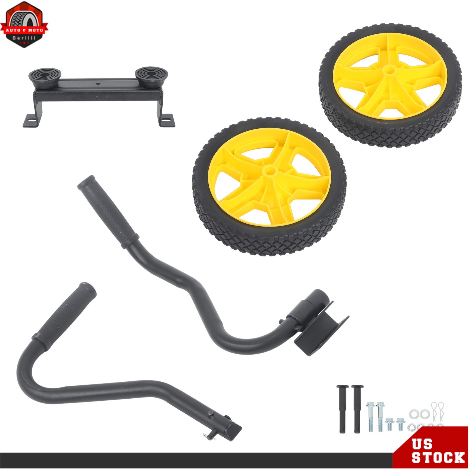 Generator wheel kit 40065 with folding handle and tires For Champion 2800-4750W