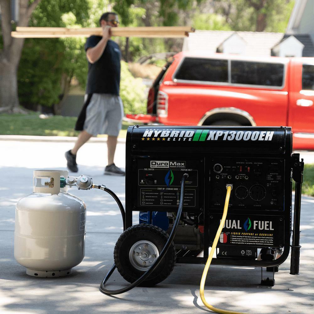 DuroMax XP13000EH 13,000-W Portable Hybrid Dual Fuel Generator w/ Electric Start