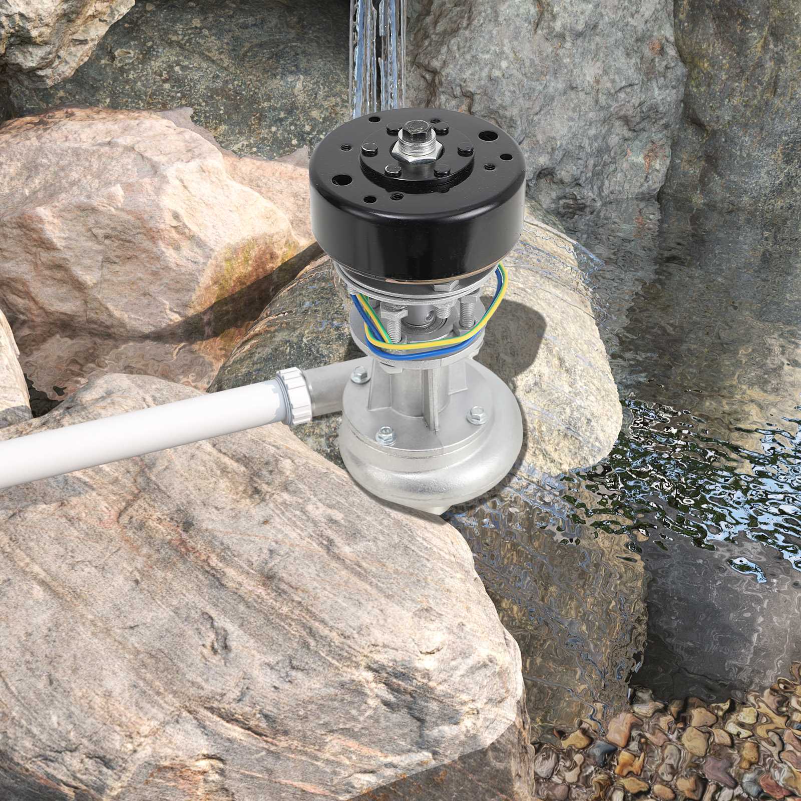 Micro Hydroelectric Generator Water Turbine Generator Mini Hydro Power Station