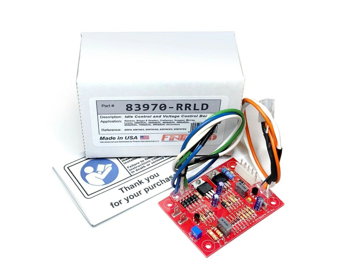 83970GS, 83970 GENERATOR CONTROL BOARD for IDLE & VOLTAGE 3500-8000XL & EXL 