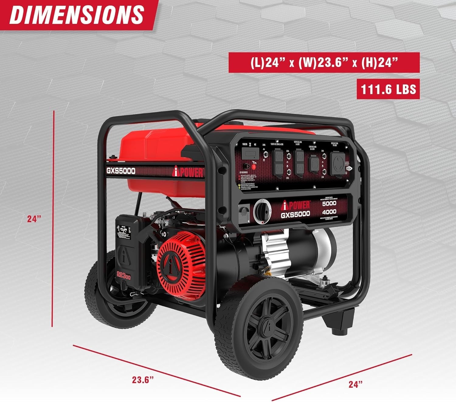 A-iPower GXS5000 Portable Generator