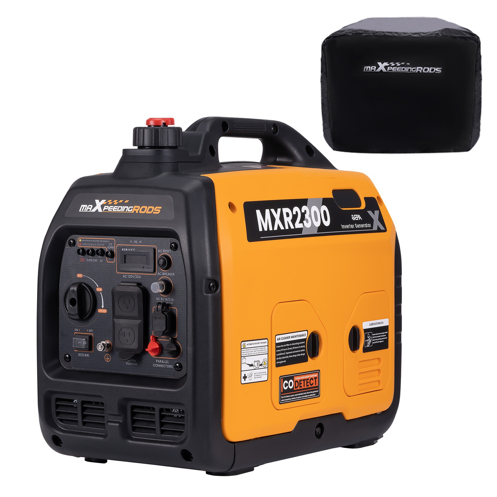 2300 Watt Portable Gasoline Inverter Generator Quiet Operation for RV Camping