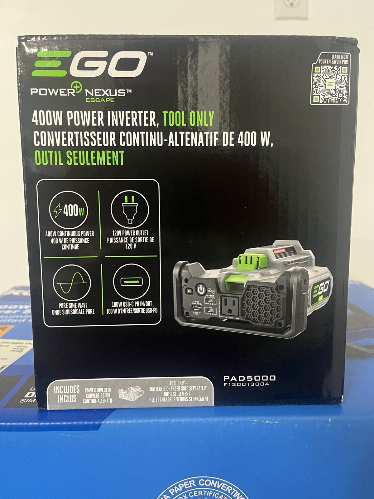 BRAND NEW EGO Power+ Nexus Escape 400W Inverter – PAD5000