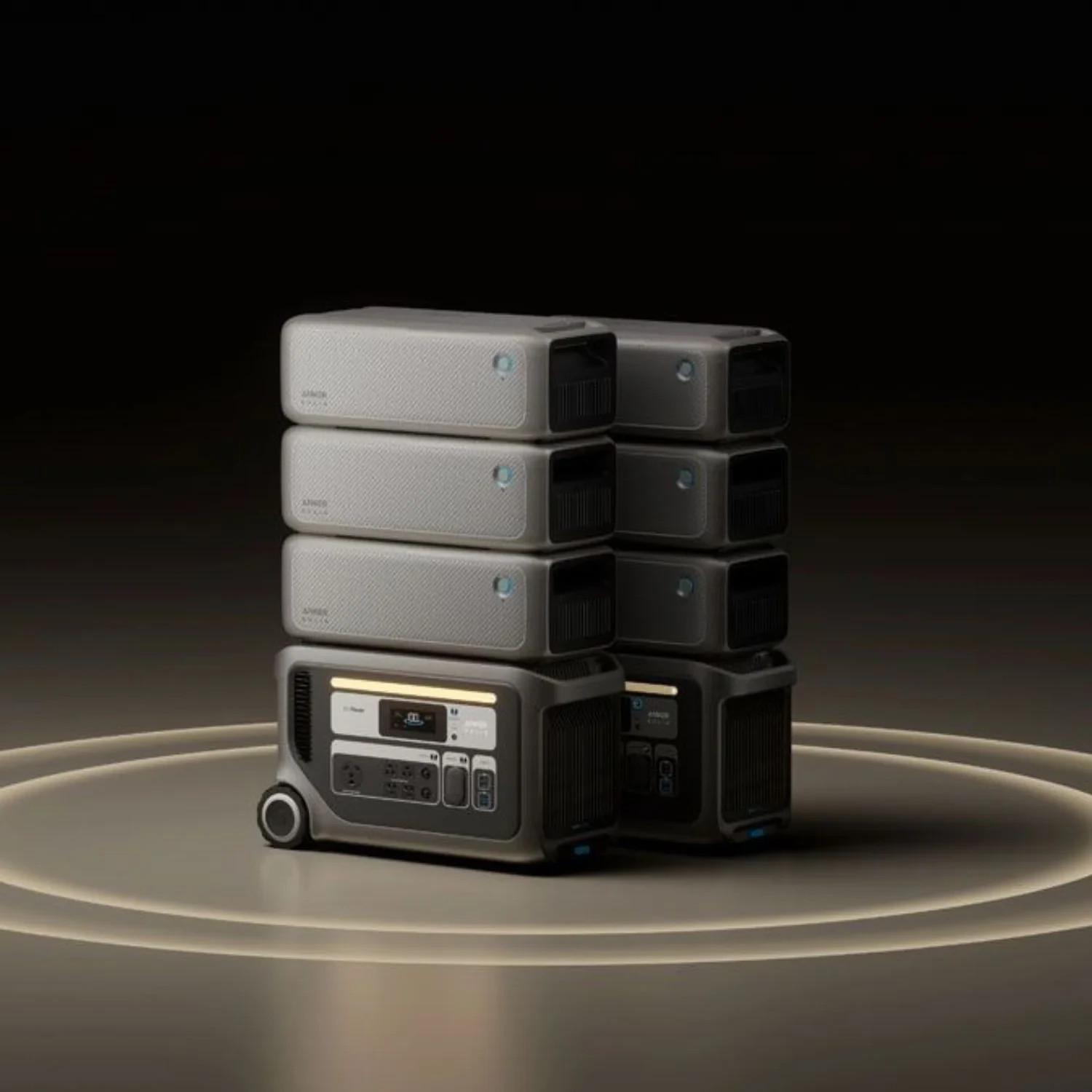 Anker SOLIX F3000 Long Lasting Portable Power Station with 2x Expansion Battery