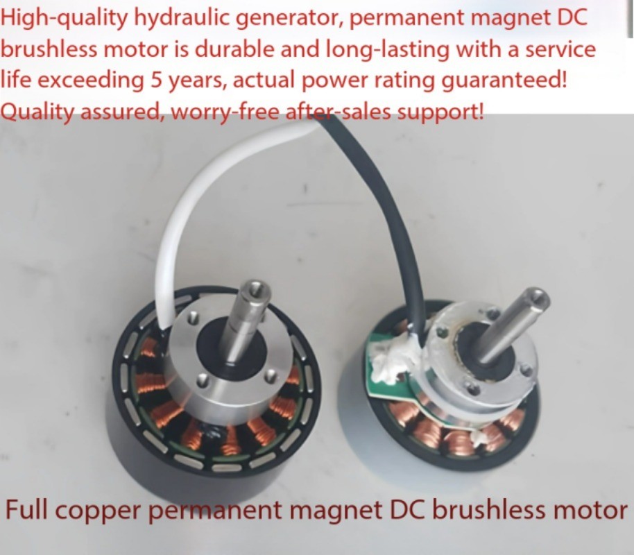 Water Flow Turbine Type Field Home Small Water Energy Generator DC Brushless