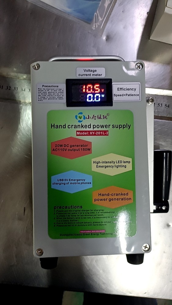 Large Capacity Hand Crank Outdoor Generator 220v 500w Dc12v 240w Mobile Power