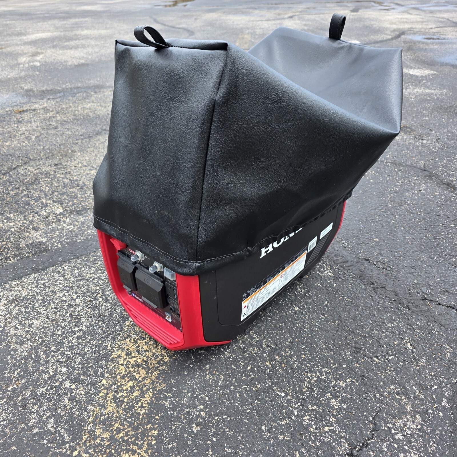 GENERATOR COVER HONDA EU3200i BLACK AUTO VINYL No Logo Protection High RV