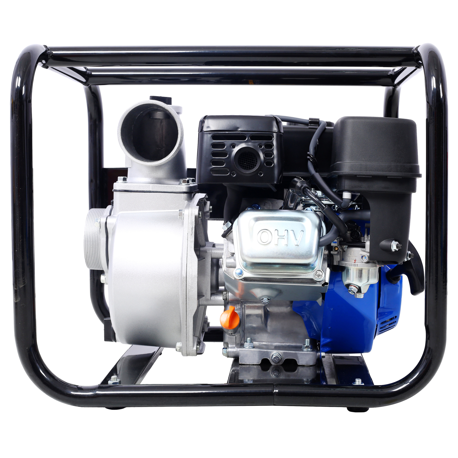 Gas Powered Semi Trash Pump 209cc 7HP 4 Stroke OHV Engine Discharge&Suction Hose