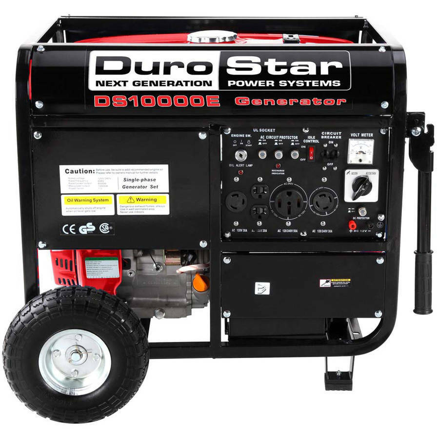 Durostar 10,000-Watt Portable RV Ready Gas Powered Generator with Electric Start