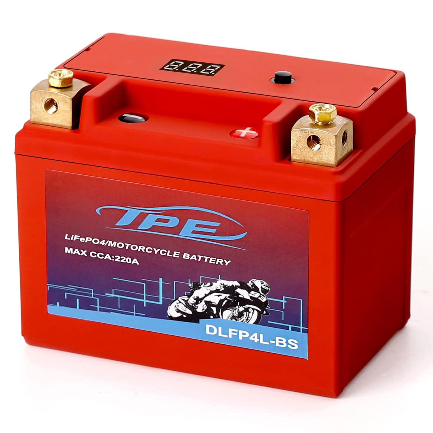 LiFePO4 Motorcycle Battery 12.8V 2.5Ah TPE Engine Start Lithium Motorcycle