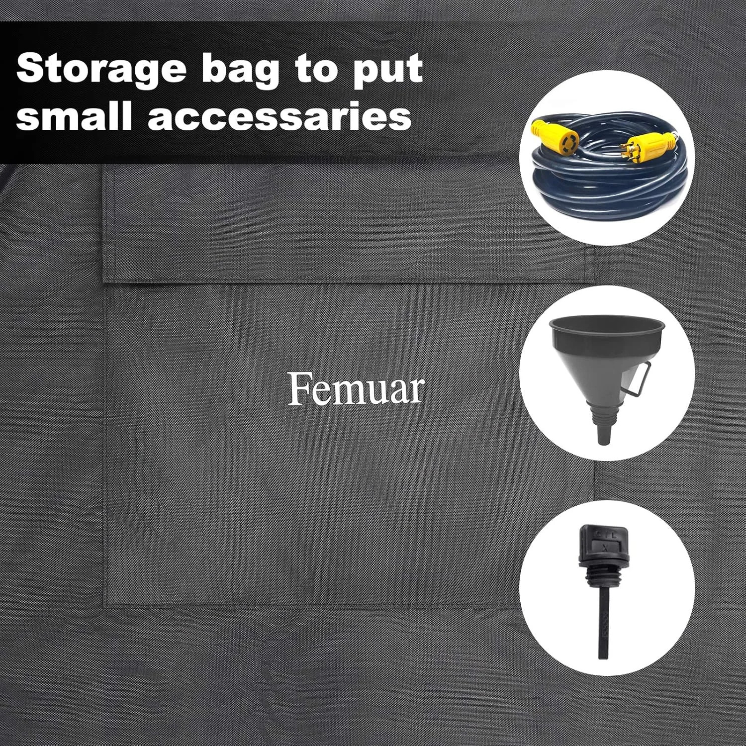 Outdoor Generator Covers Waterproof Heavy Duty 600D Oxford Portable Generator Co