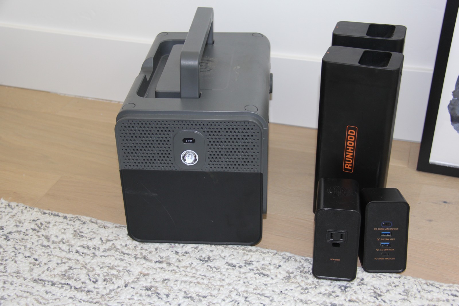 Portable Power Station Rallye 1200 Plus, 1296Wh Swappable Replaceable Batteries