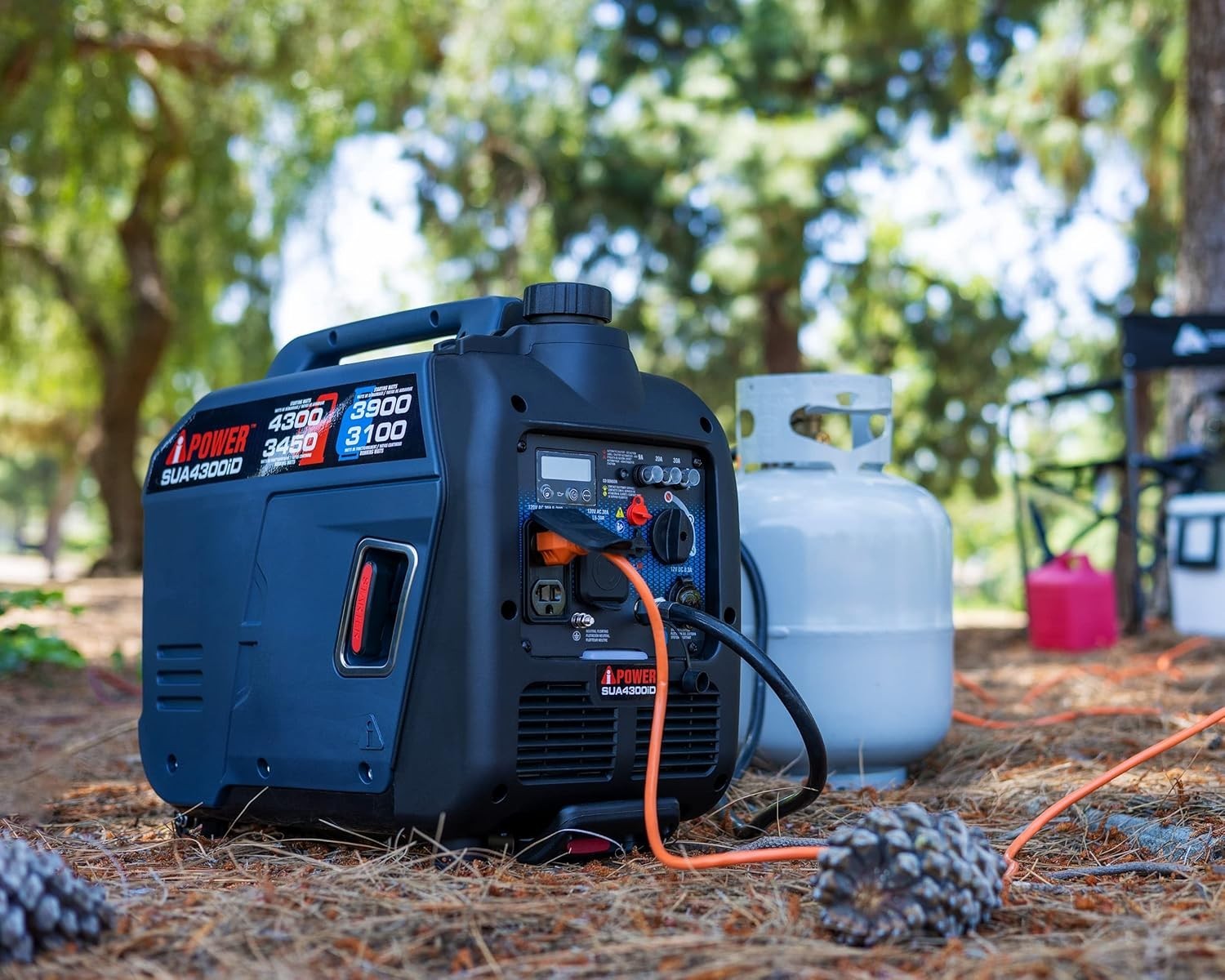A-iPower SUA4300iD Dual Fuel Inverter Generator