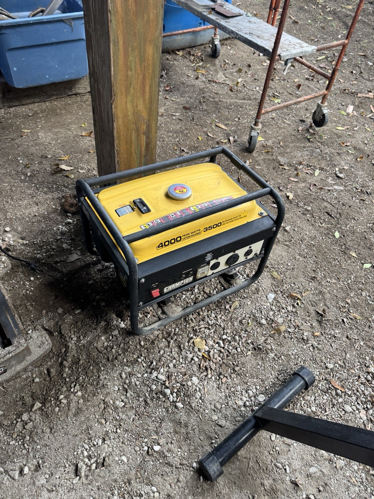 3500 Vatios Generator Used