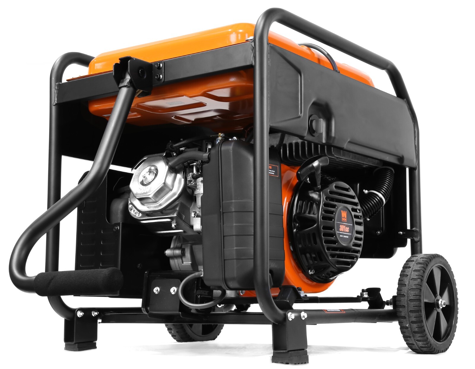 WEN GN625iX 6250W Open Frame Inverter Generator with CO Shutdown Sensor