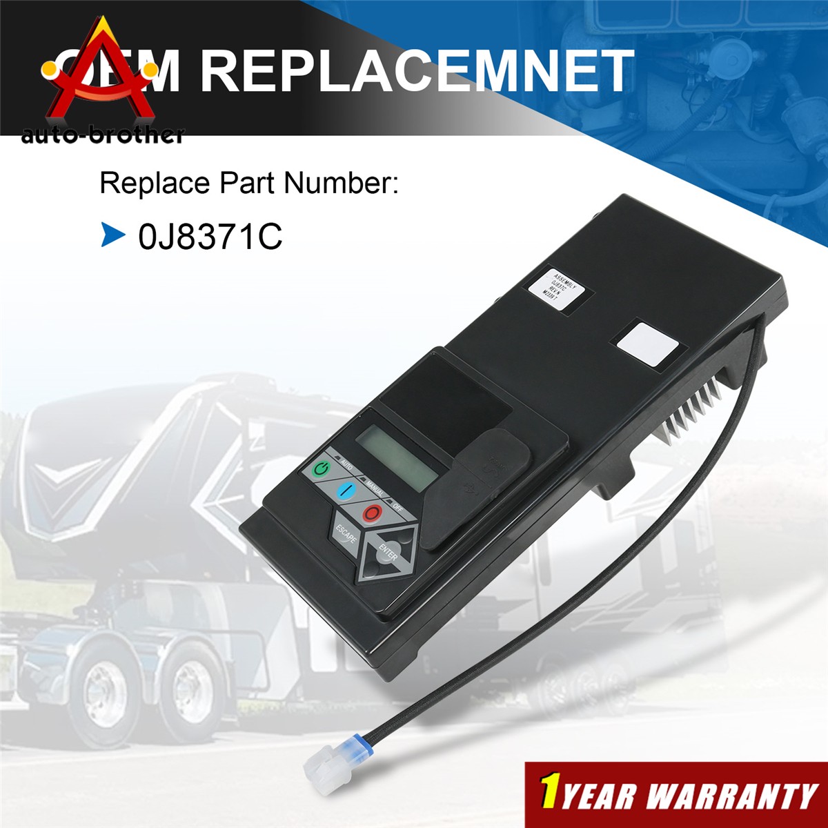 0J8371C RV Generator Standby Controller Assembly HSB AC (PWY)