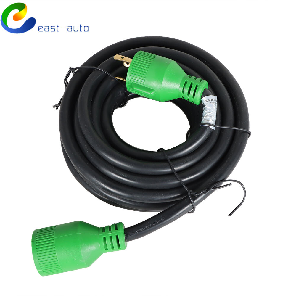 30 Amp 10-100 Ft 3 Prong Generator Extension Cord Power Cable 10 3 Adapter Plug