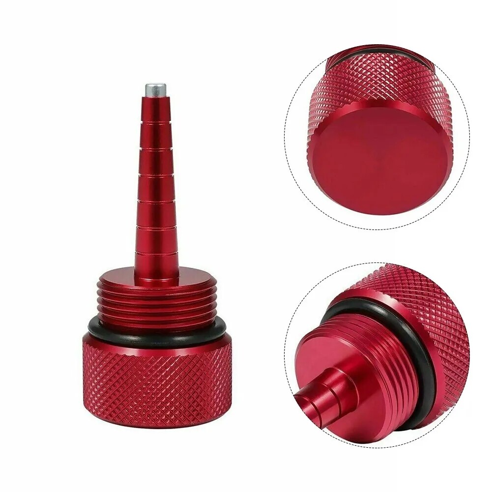 Red Magnetic Oil Dipstick Generator Oil Dip Stick Aluminum for Generator EU2200i
