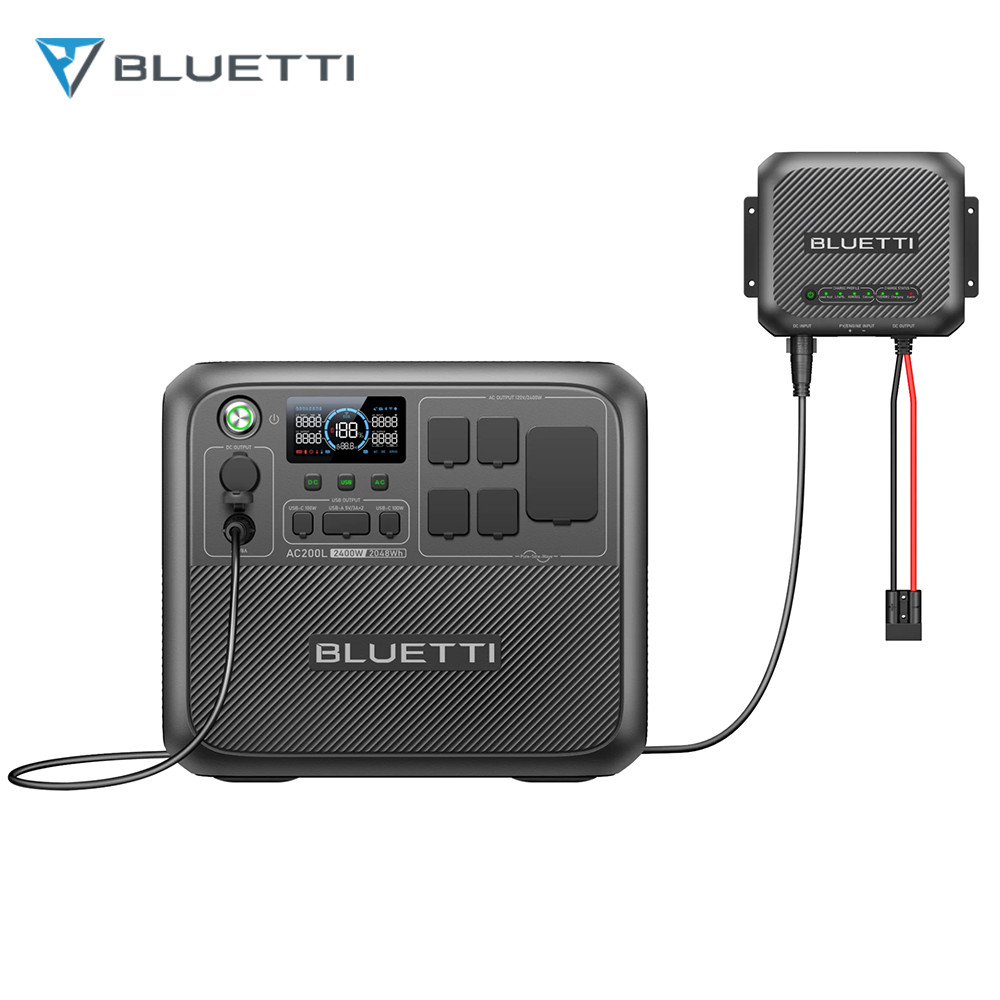 BLUETTI AC200L 2048Wh Portable Power Station Generator+D40 DC Battery Charger
