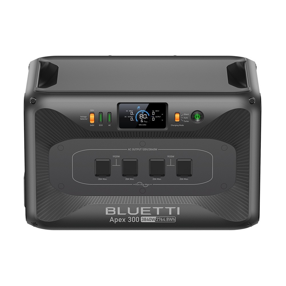 BLUETTI Apex 300+Charger 1 560W Alternator Charger 2764Wh Power Station