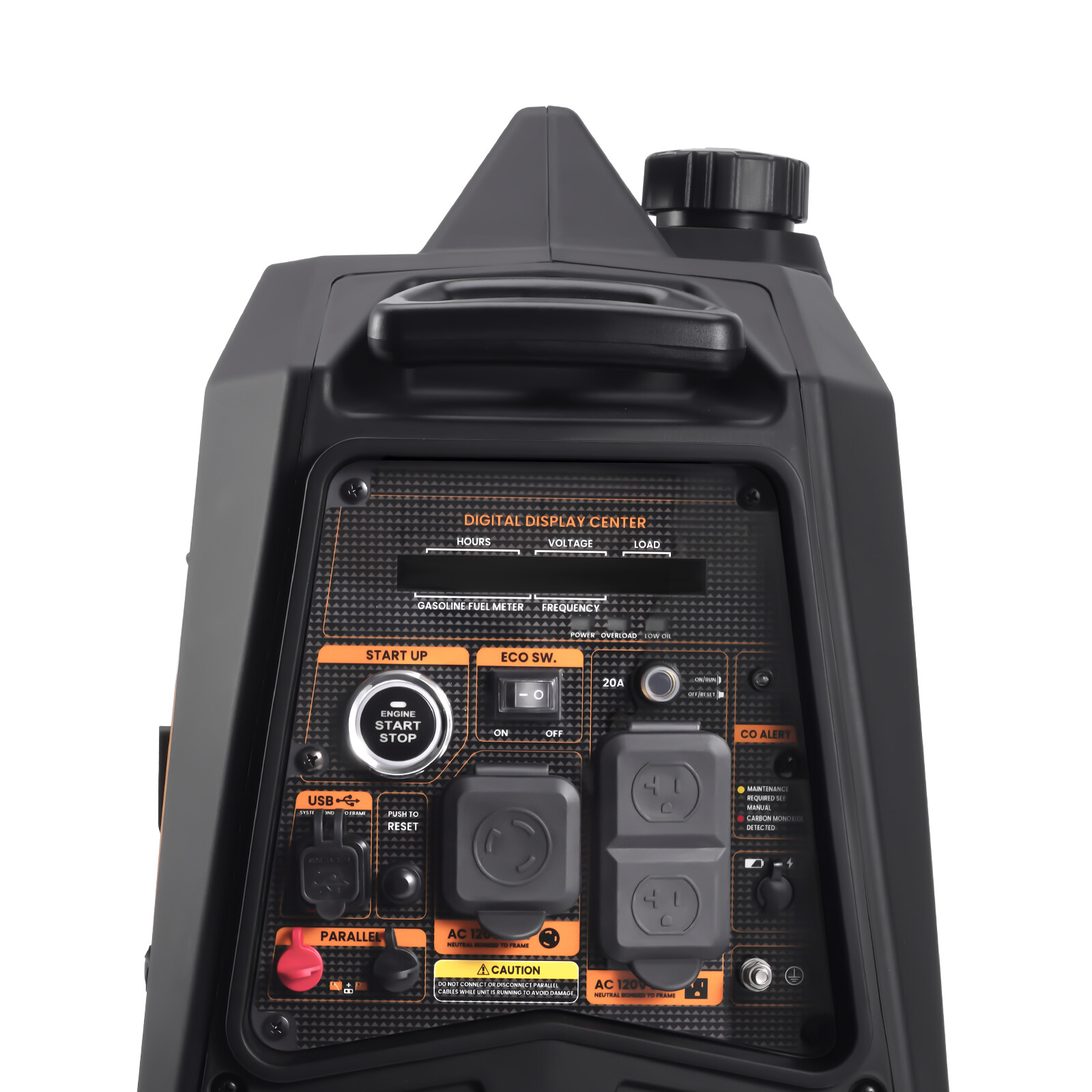 3500W Portable Super Quiet Dual Fuel Inverter Generator Electric Start Parallel
