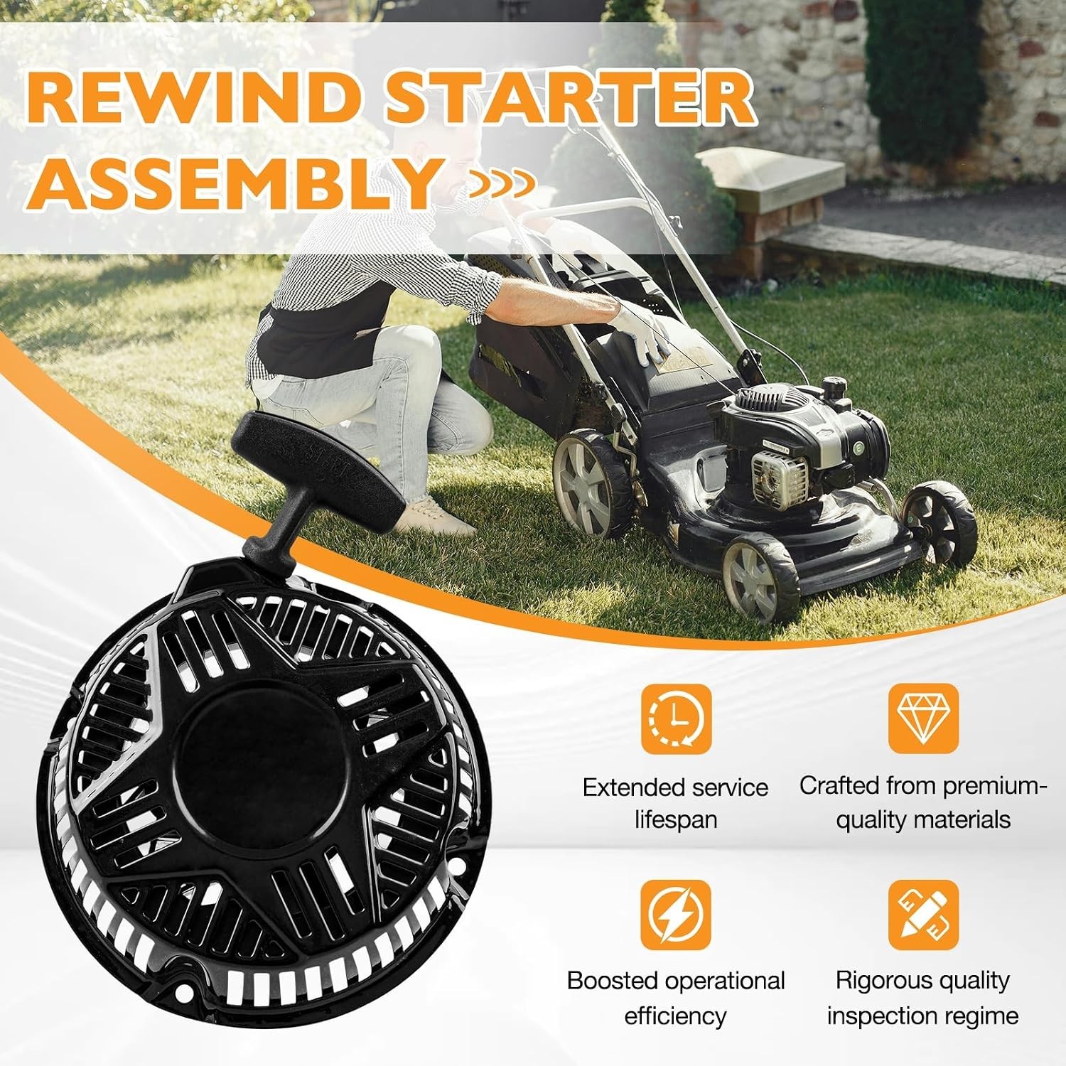 Durable Recoil Starter for WGen3600DF – Easy Install & Optimal Performance